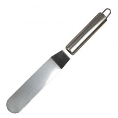 Лопатка (спатула) изогнутая с металлической ручкой 11 см 2834533