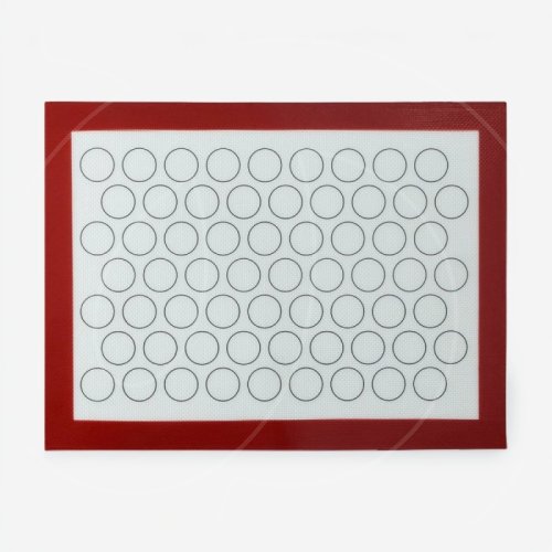 Коврик силиконовый армированный с разметкой для 67 макарон 40х30 см 2854777