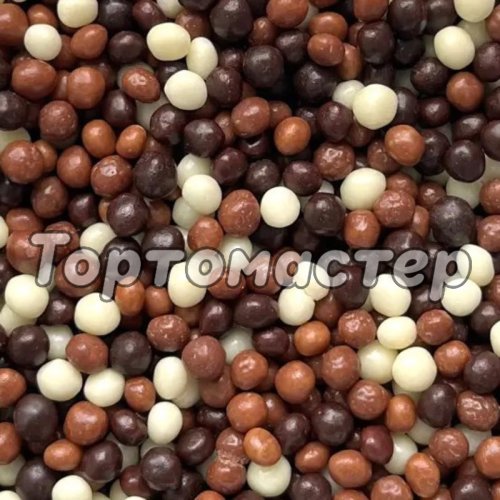 Шоколадные мини-шарики хрустящие CALLEBAUT MINI CHOCOLATE CRISPEARLS 50 г CHX-CC-MCRISE0-999