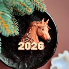 Молд силиконовый &quot;Лошадь 2026&quot; 										