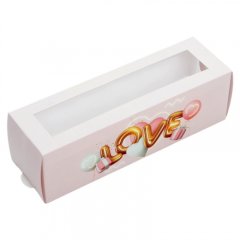 Коробка для макарон "Love" 18x5,5x5,5 см 7126660