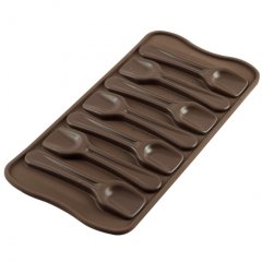 Форма силиконовая для шоколада Silikomart Ложки 7 шт SCG28 