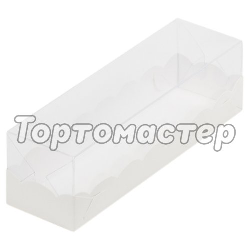 Короб для макарон Белый с пластиковой крышкой 080230 ф