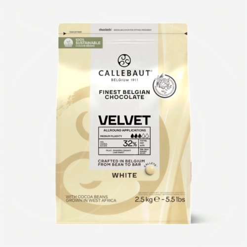 Шоколад белый CALLEBAUT  "Velvet" 32-33% 1 кг W3-595