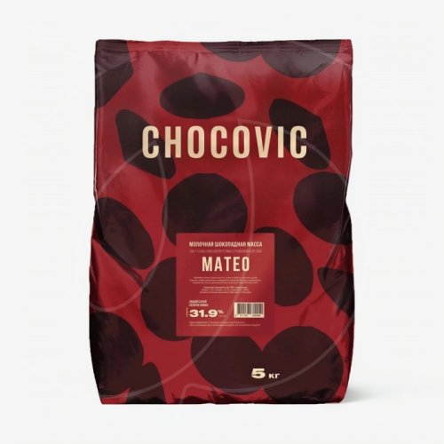 Шоколад молочный CHOCOVIC "Матео" 31,9% 5 кг CHM-T13CHVC-25B