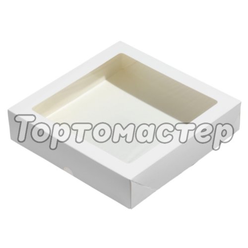 Коробка для сладостей TABOX PRO 1500 белая ForGenika 20х20х4,5 см ForG TABOX PRO 1500 W ST