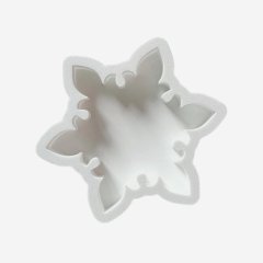 Вырубка пластиковая LUBIMOVA "Снежинка с острым краем" LC-00005160	