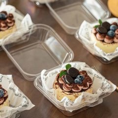 Коробка для бенто-торта прозрачная 14,5х14,5х7,5 см дно 10х10 см Б-119, 49 ₽ Коробка для бенто-торта прозрачная 14,5х14,5х7,5 см дно 10х10 см Б-119