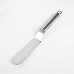 Лопатка (спатула) изогнутая с металлической ручкой 15 см 203653